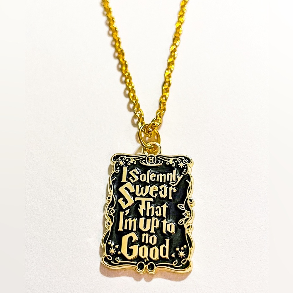 Harry Potter Gold Pendant Necklace